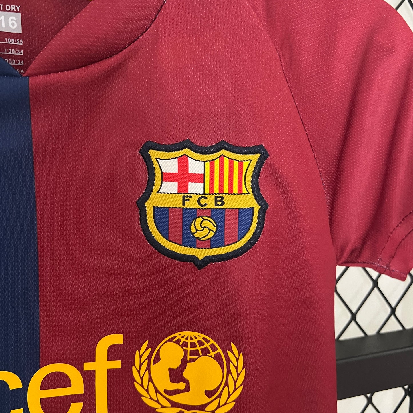 CAMISETA PRIMERA EQUIPACIÓN BARCELONA 2008/09 INFANTIL