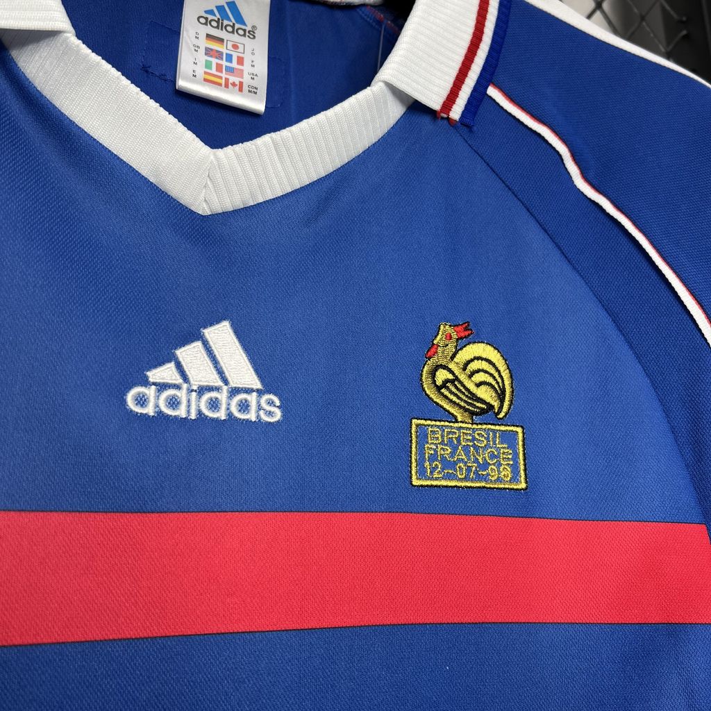 CAMISETA PRIMERA EQUIPACIÓN FRANCIA 1998