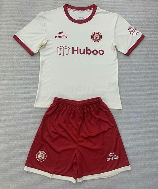 CAMISETA SEGUNDA EQUIPACIÓN BRISTOL CITY 24/25 VERSIÓN INFANTIL