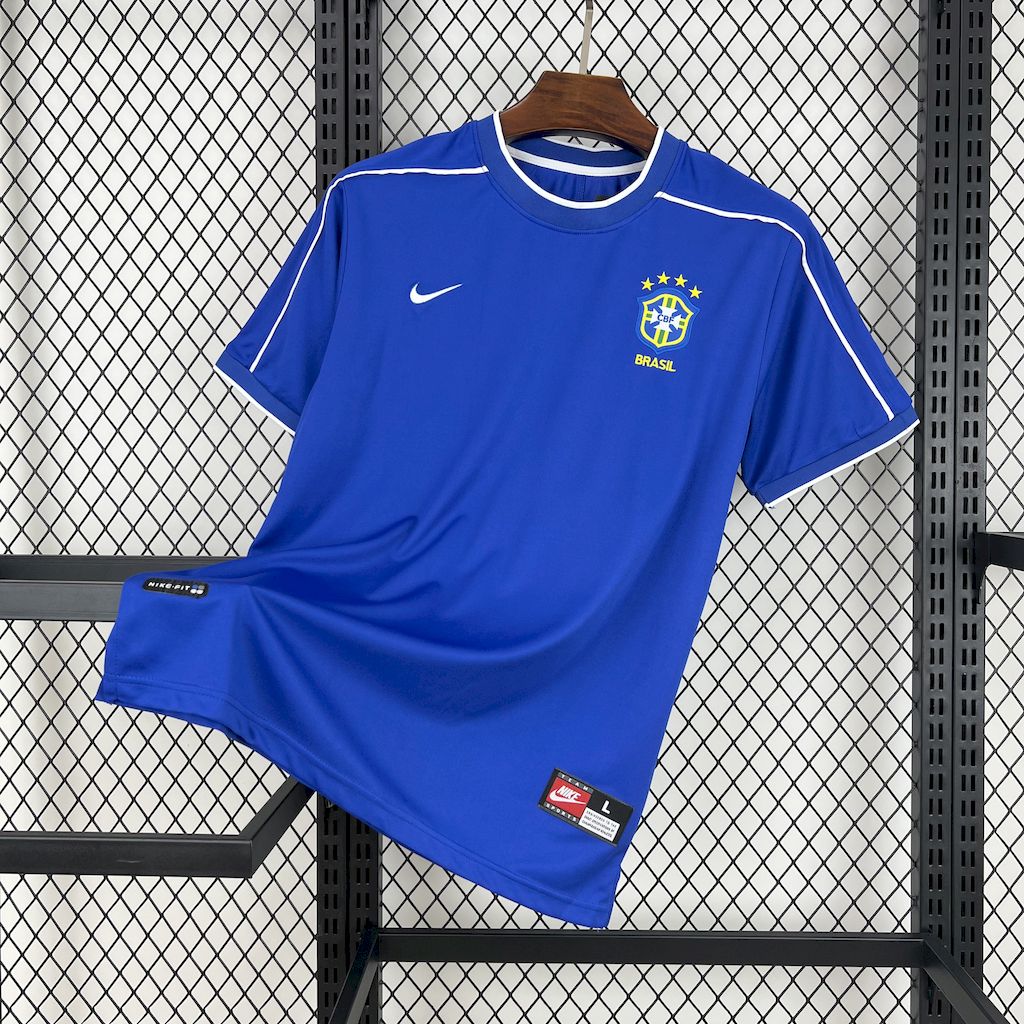 CAMISETA SEGUNDA EQUIPACIÓN BRASIL 1998