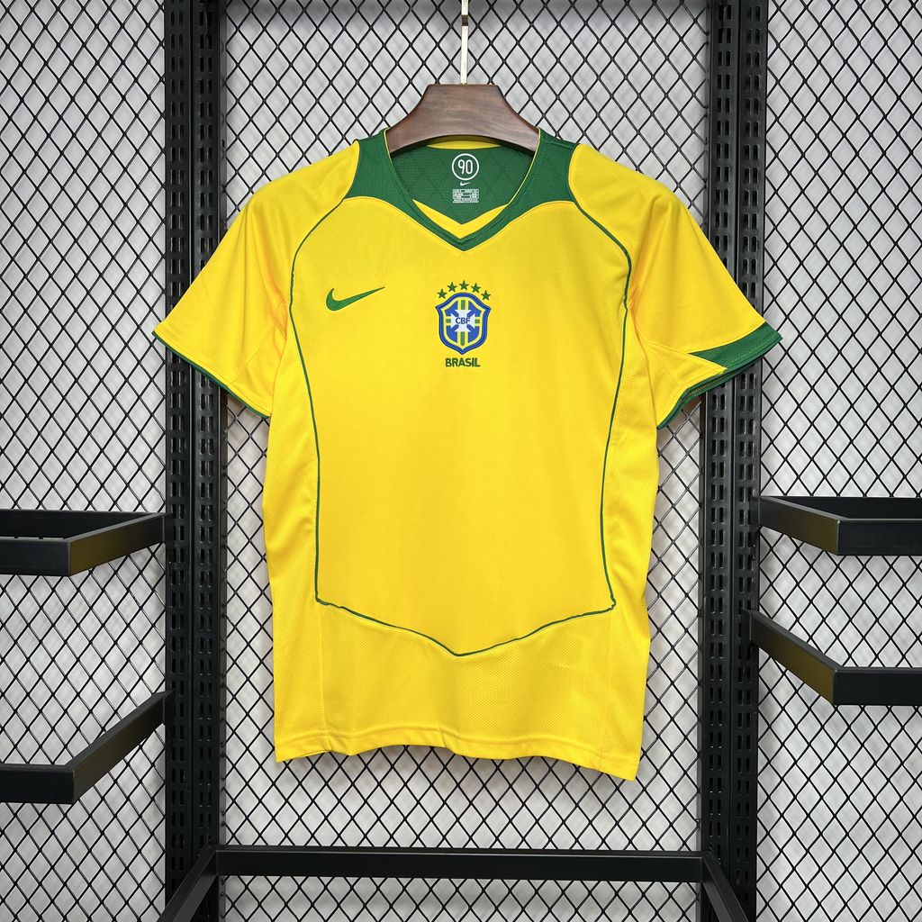 CAMISETA PRIMERA EQUIPACIÓN BRASIL 2004