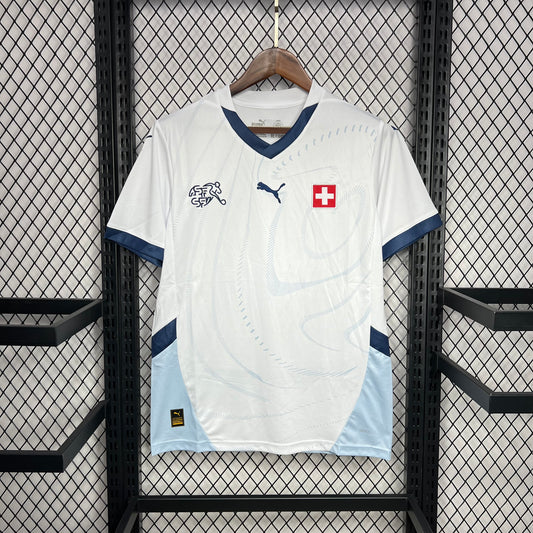 CAMISETA SEGUNDA EQUIPACIÓN SUIZA 2024 VERSIÓN FAN