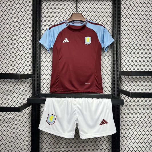 CAMISETA PRIMERA EQUIPACIÓN ASTON VILLA 24/25 VERSIÓN INFANTIL