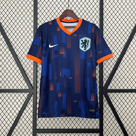 CAMISETA SEGUNDA EQUIPACIÓN PAÍSES BAJOS 2024 VERSIÓN FAN