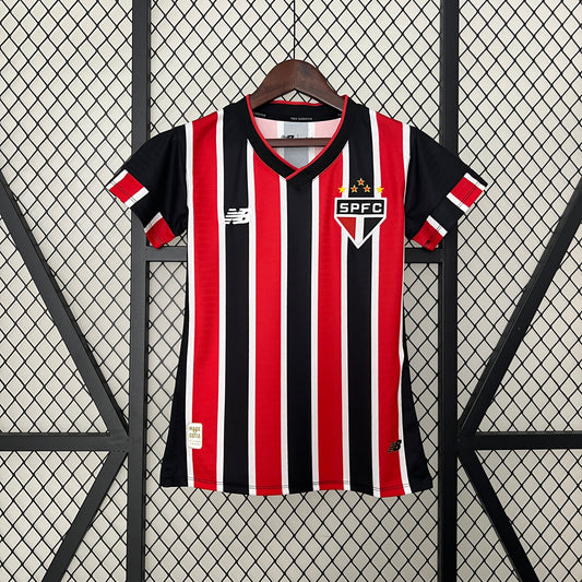 CAMISETA SEGUNDA EQUIPACIÓN SAO PAULO 2024 VERSIÓN FEMENINA