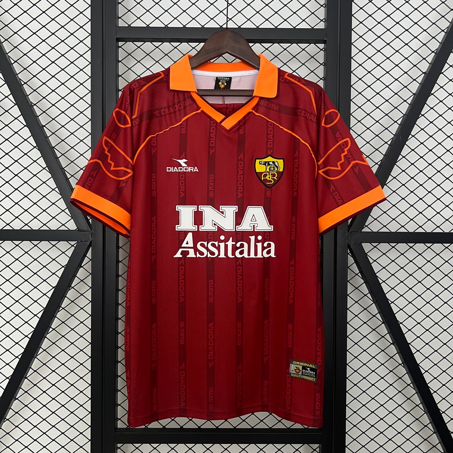 CAMISETA PRIMERA EQUIPACIÓN AS ROMA 1999/00