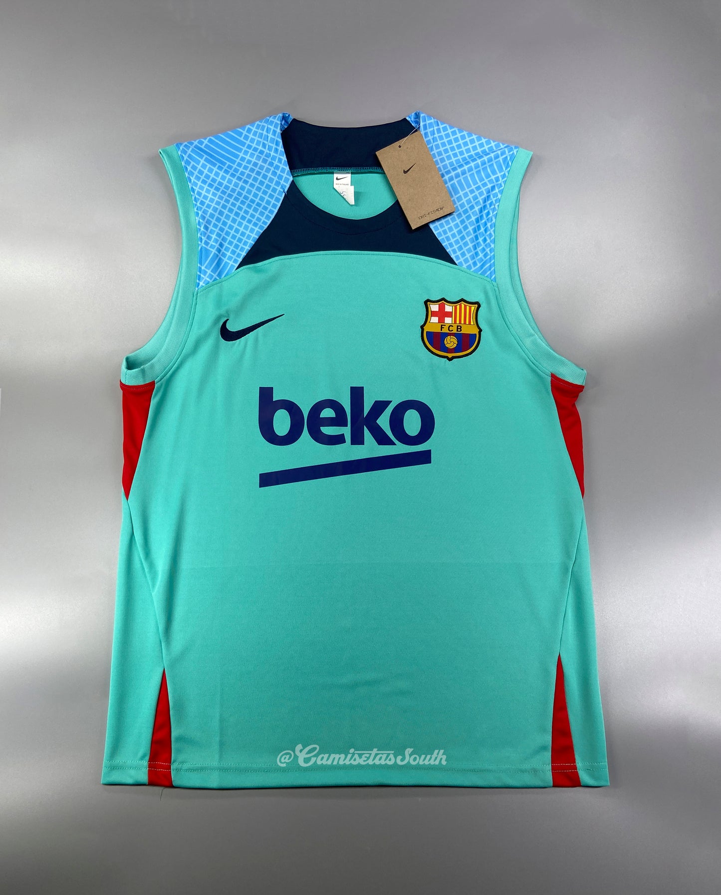 CAMISETA ENTRENAMIENTO BARCELONA 2022 VERSIÓN SIN MANGAS