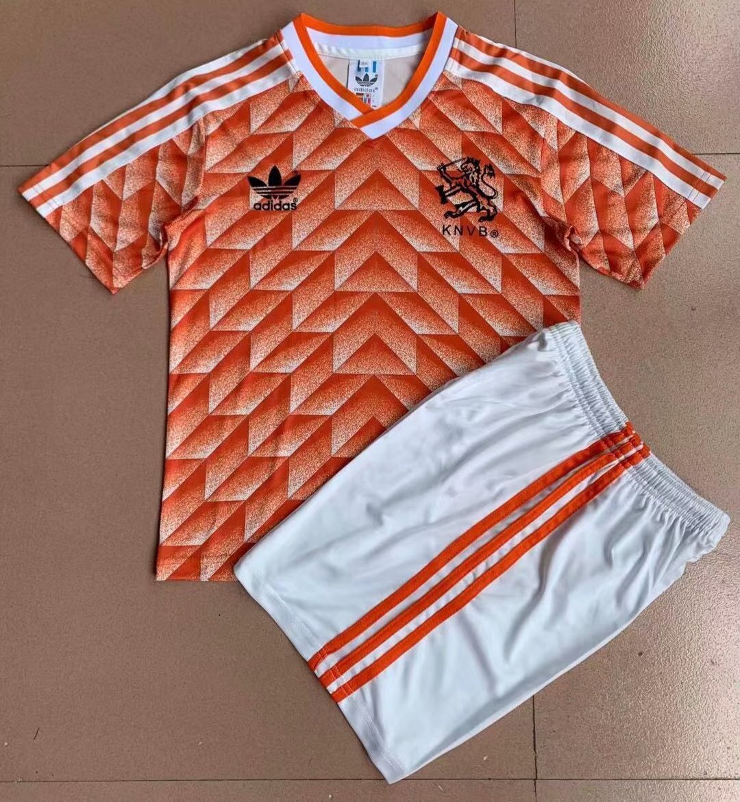 CAMISETA PRIMERA EQUIPACIÓN PAÍSES BAJOS 1988 INFANTIL