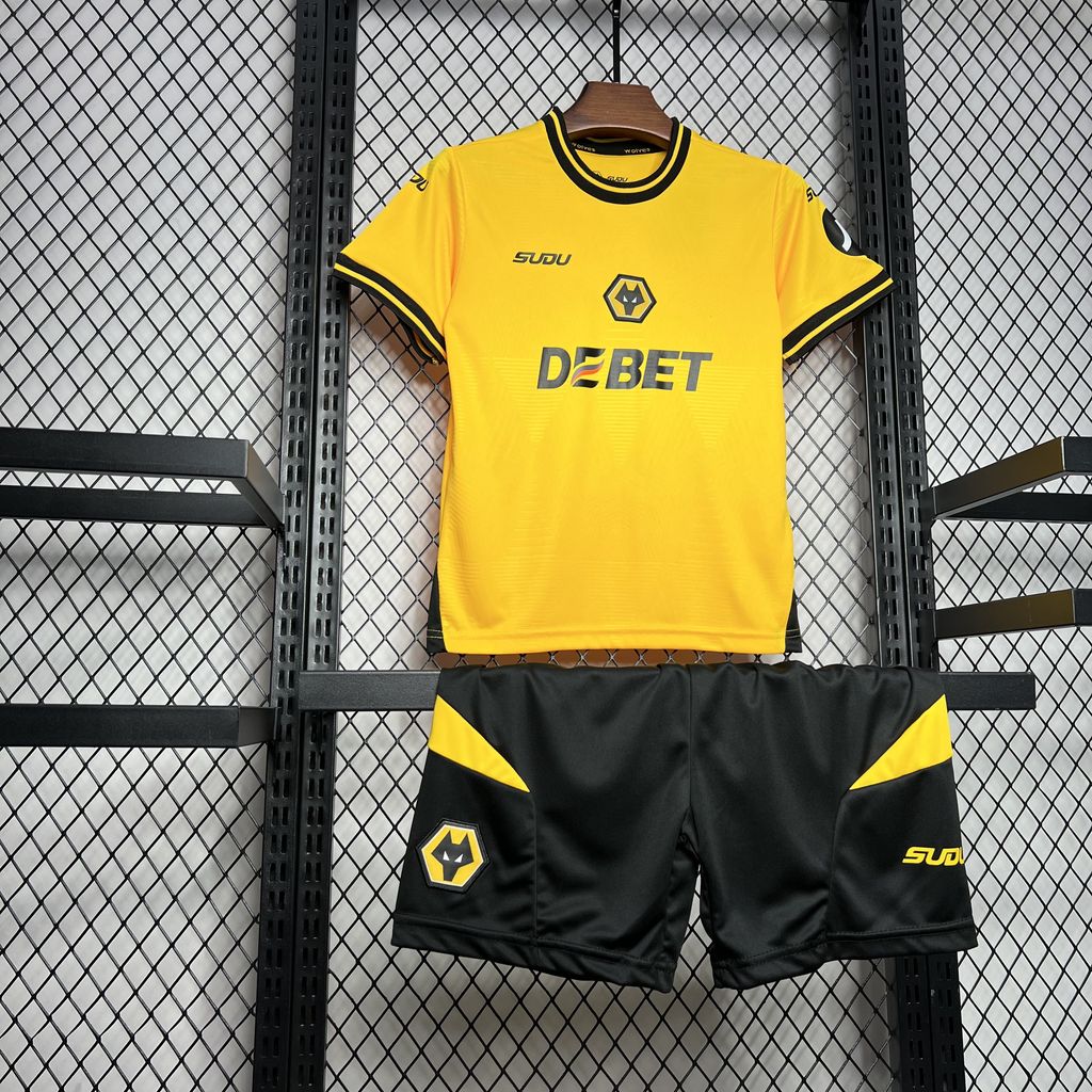 CAMISETA PRIMERA EQUIPACIÓN WOLVERHAMPTON 24/25 VERSIÓN INFANTIL