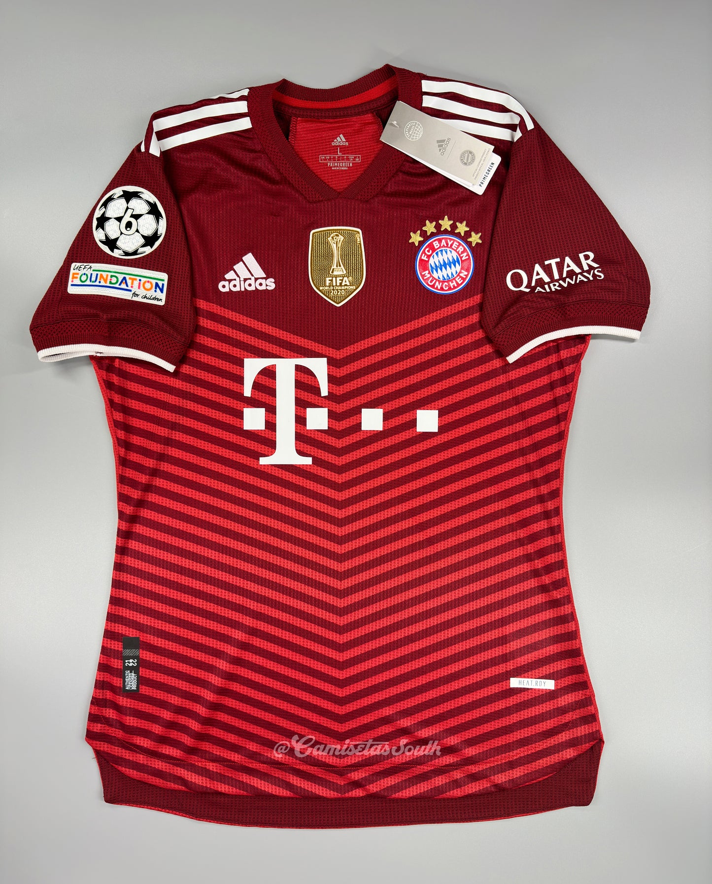 CAMISETA PRIMERA EQUIPACIÓN BAYERN MUNICH 21/22 VERSIÓN JUGADOR