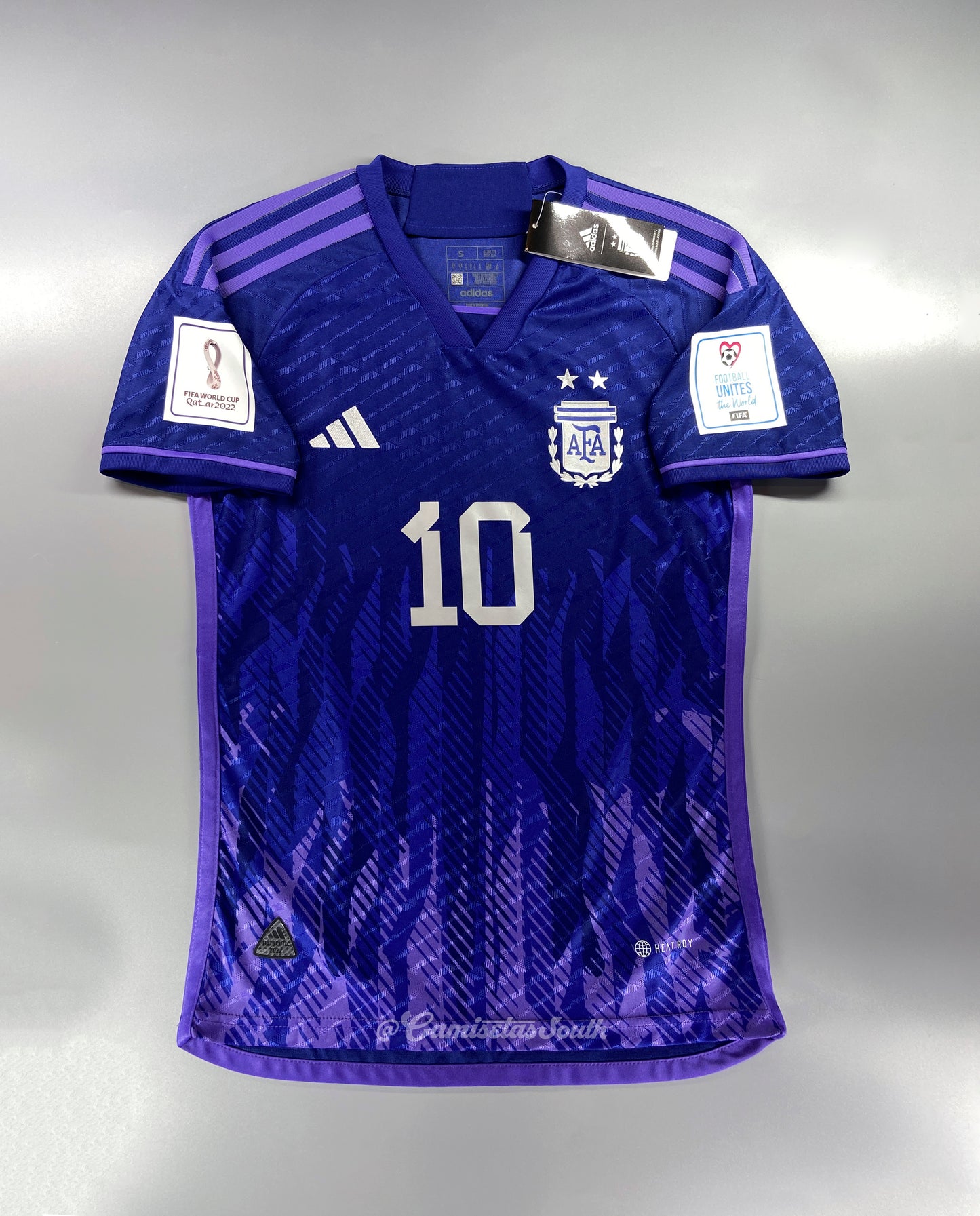 CAMISETA SEGUNDA EQUIPACIÓN ARGENTINA 2022 VERSIÓN JUGADOR