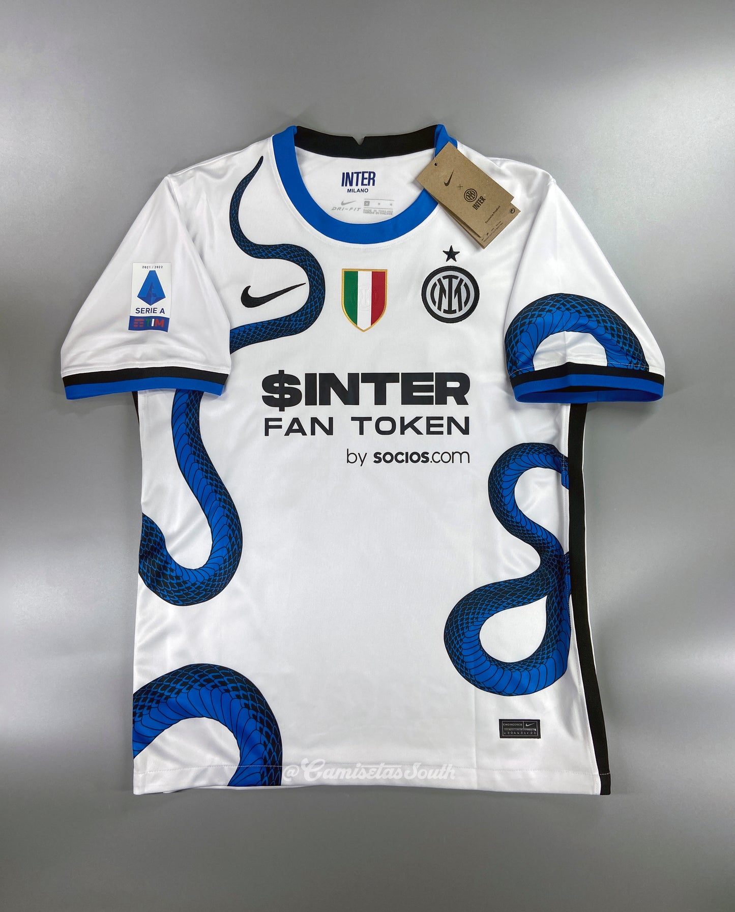 CAMISETA SEGUNDA EQUIPACIÓN INTER DE MILAN 21/22 VERSIÓN FAN