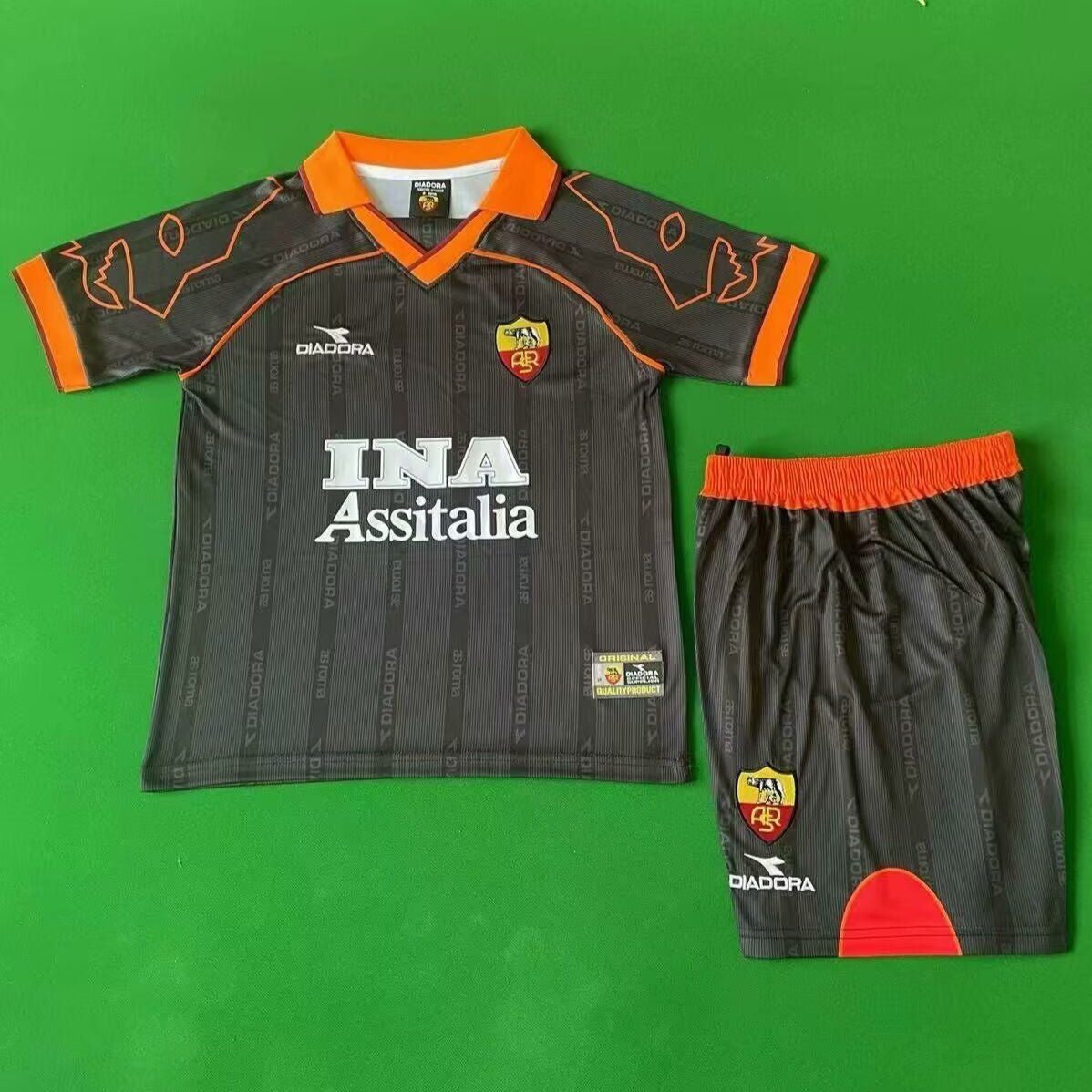 CAMISETA TERCERA EQUIPACIÓN AS ROMA 1999/00 INFANTIL