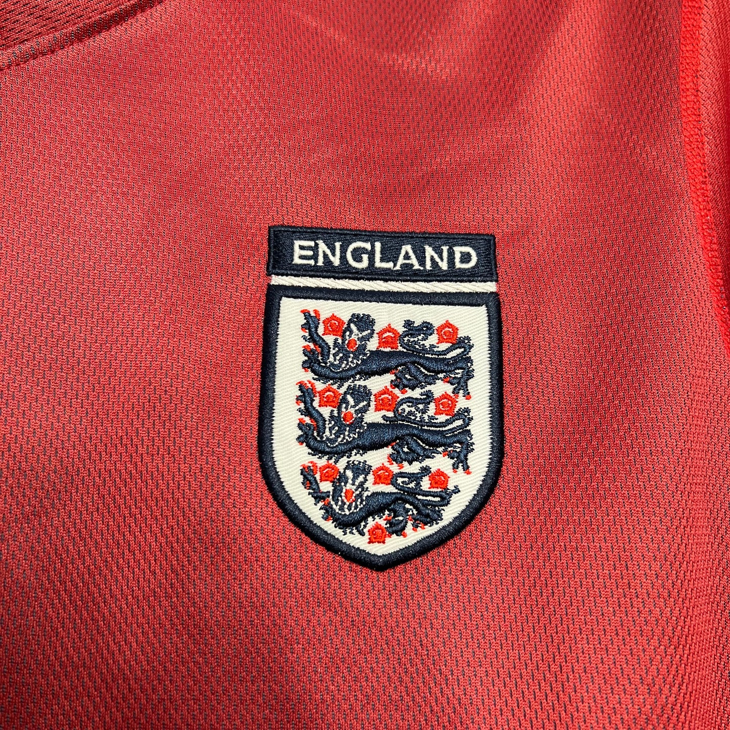 CAMISETA SEGUNDA EQUIPACIÓN INGLATERRA 2002