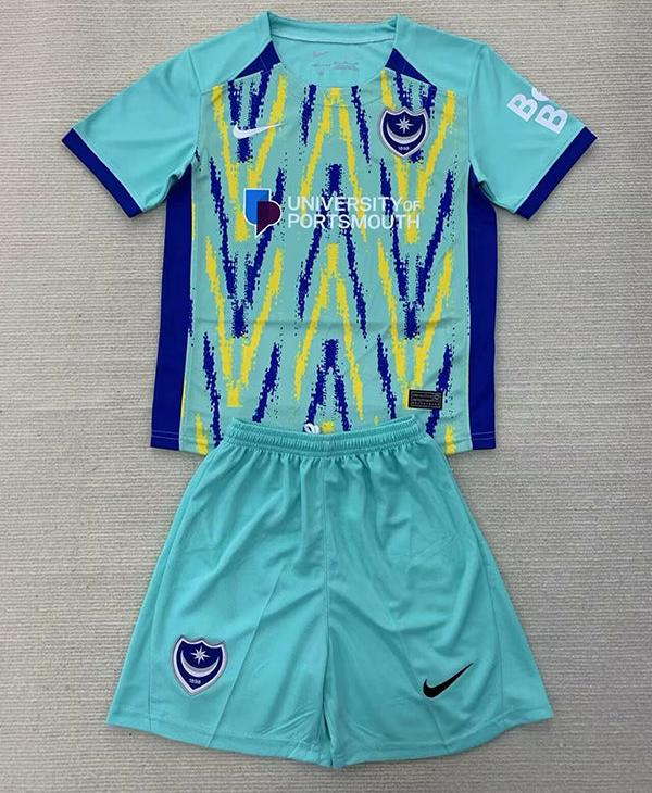 CAMISETA TERCERA EQUIPACIÓN PORTSMOUTH 24/25 VERSIÓN INFANTIL