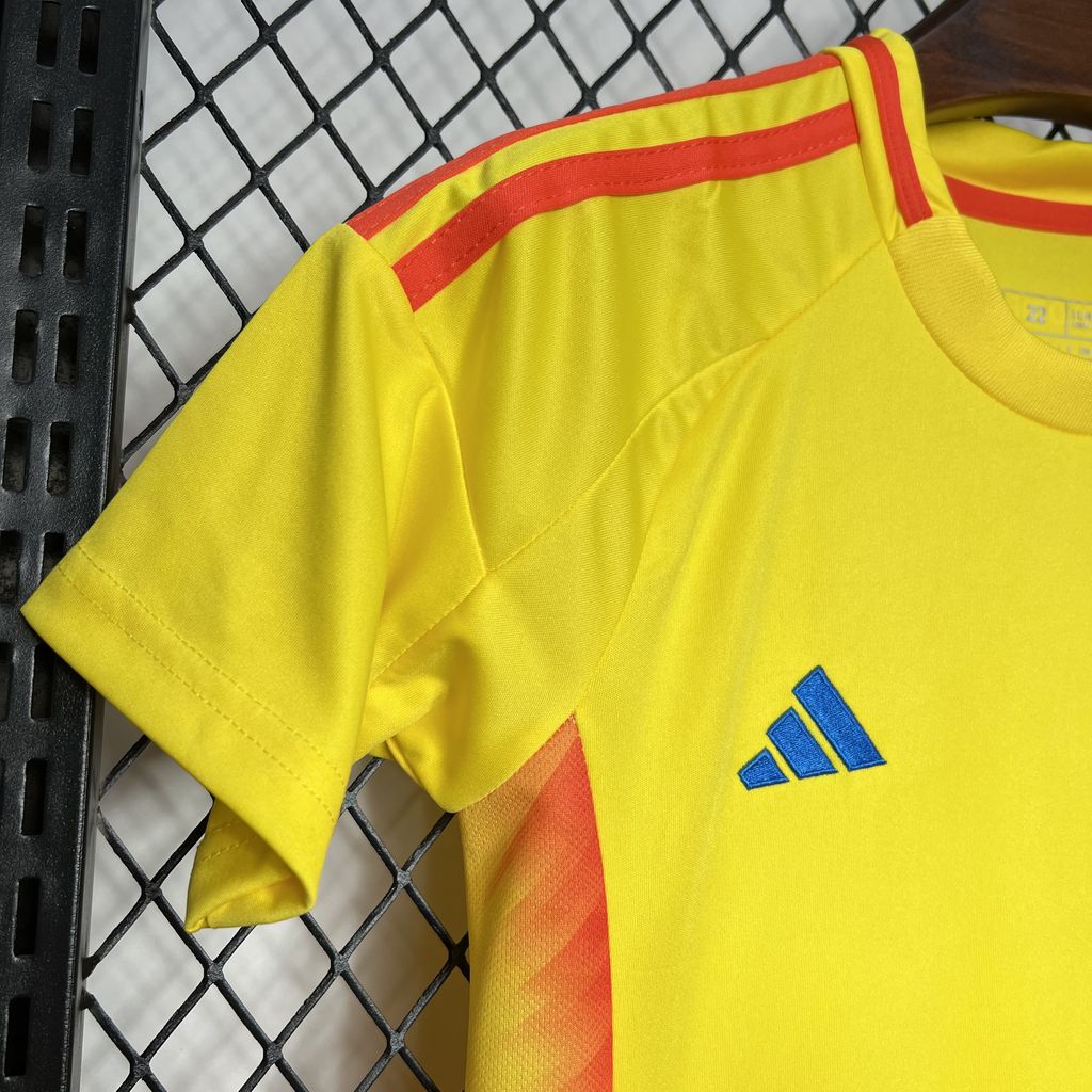 CAMISETA PRIMERA EQUIPACIÓN COLOMBIA 2024 VERSIÓN INFANTIL