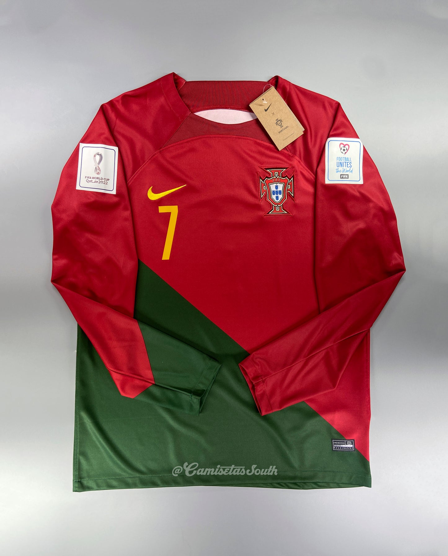 CAMISETA PRIMERA EQUIPACIÓN PORTUGAL 2022 VERSIÓN FAN