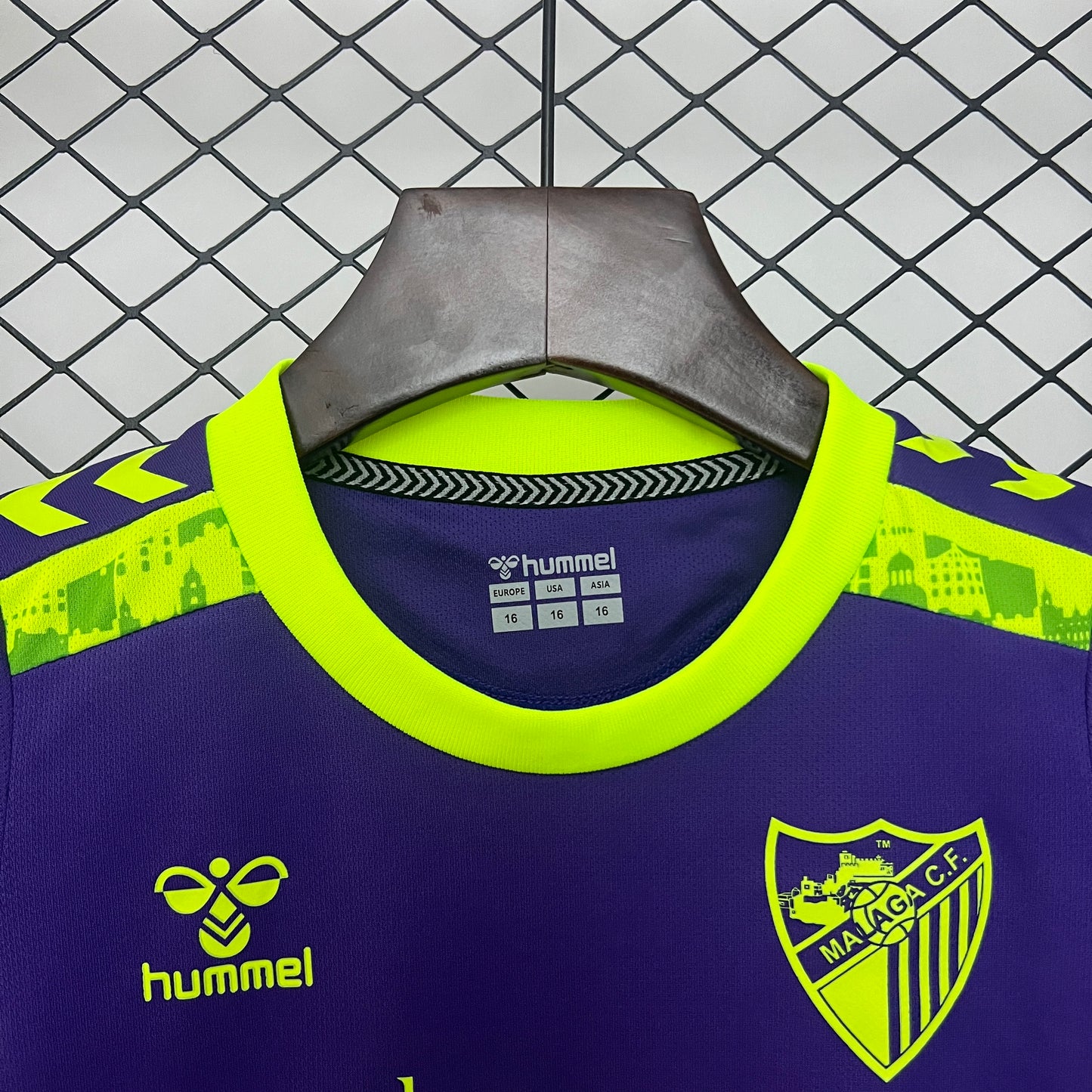 CAMISETA SEGUNDA EQUIPACIÓN MÁLAGA 24/25 VERSIÓN INFANTIL