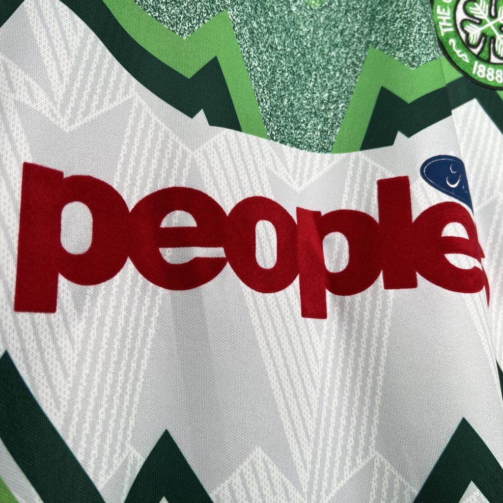 CAMISETA SEGUNDA EQUIPACIÓN CELTIC 1991/92