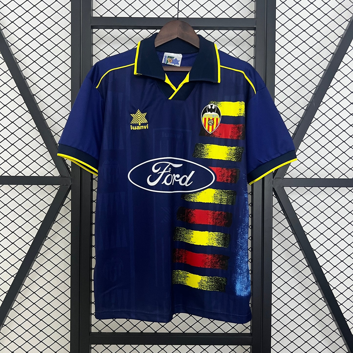 CAMISETA SEGUNDA EQUIPACIÓN VALENCIA 1996/97