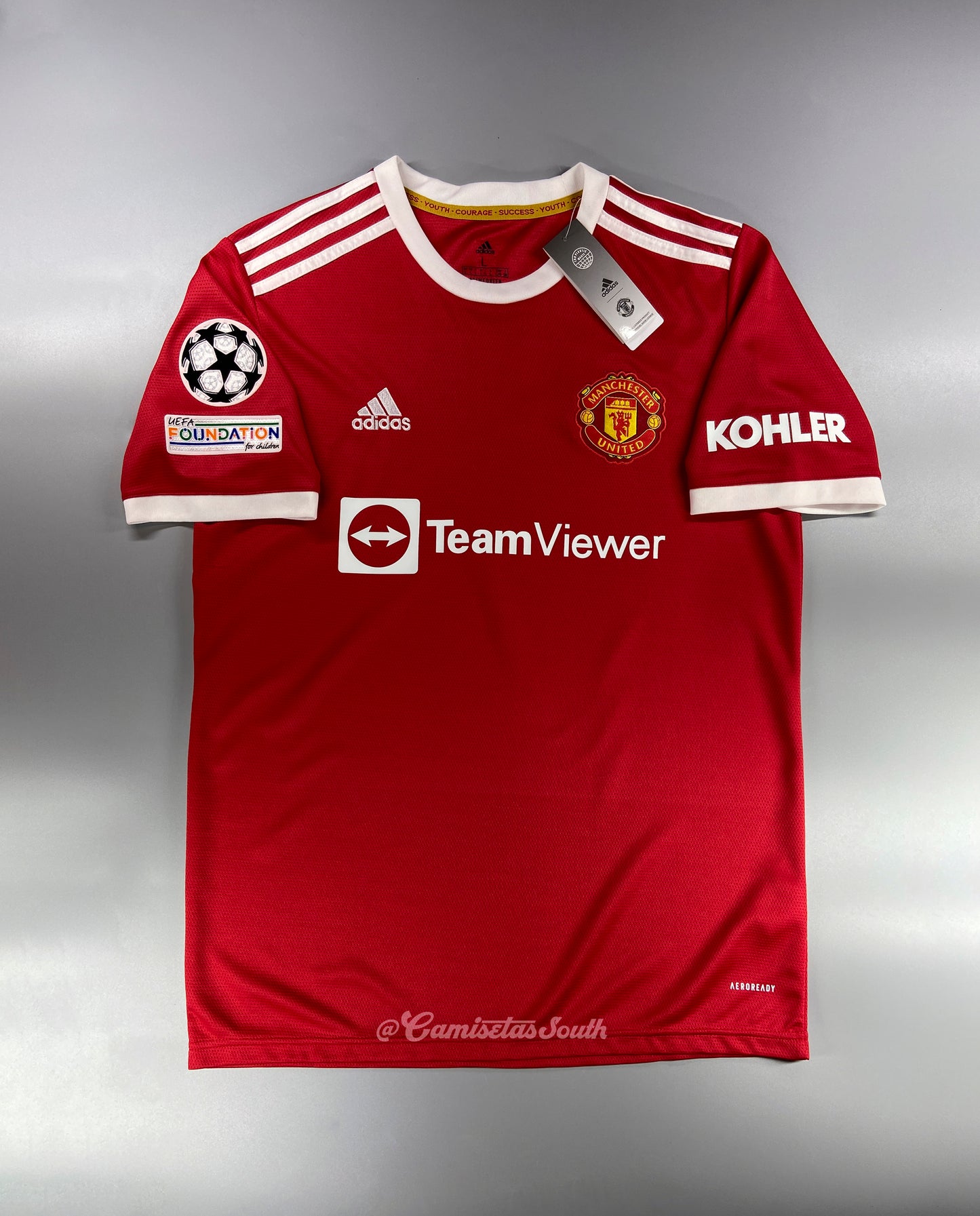 CAMISETA PRIMERA EQUIPACIÓN MANCHESTER UNITED 21/22 VERSIÓN FAN