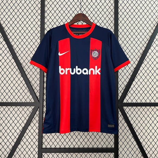 CAMISETA PRIMERA EQUIPACIÓN SAN LORENZO 2024 VERSIÓN FAN