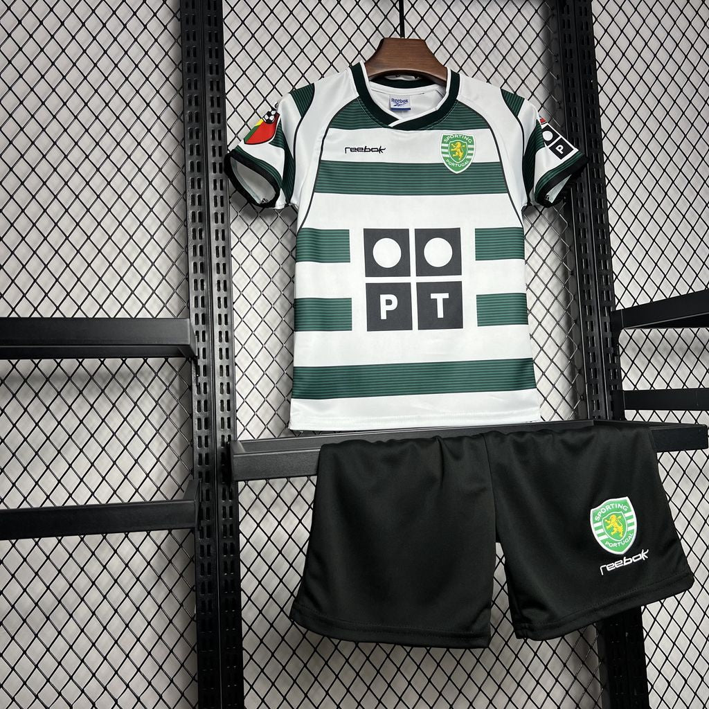 CAMISETA PRIMERA EQUIPACIÓN SPORTING CP 2002/03 INFANTIL