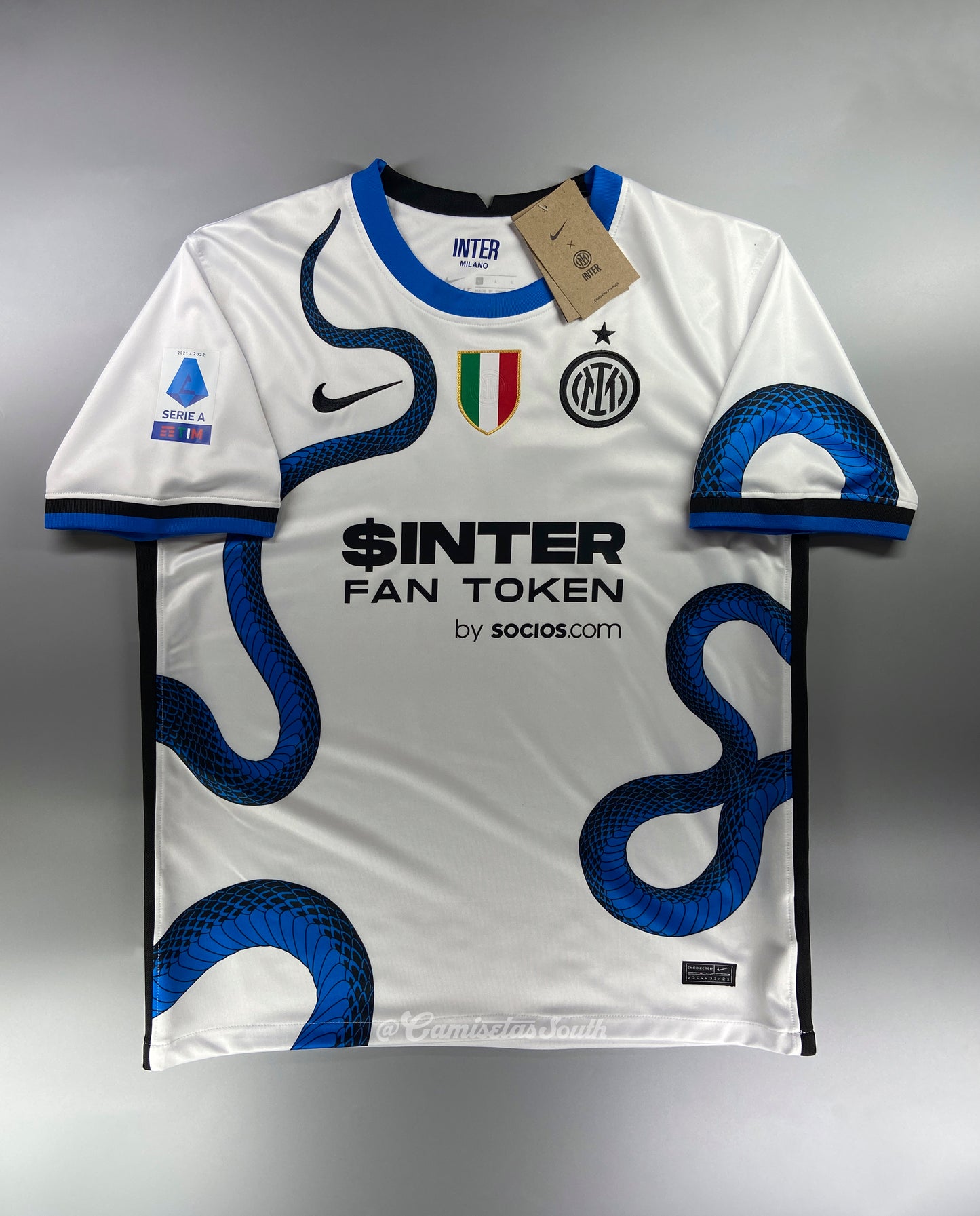 CAMISETA SEGUNDA EQUIPACIÓN INTER DE MILAN 21/22 VERSIÓN FAN