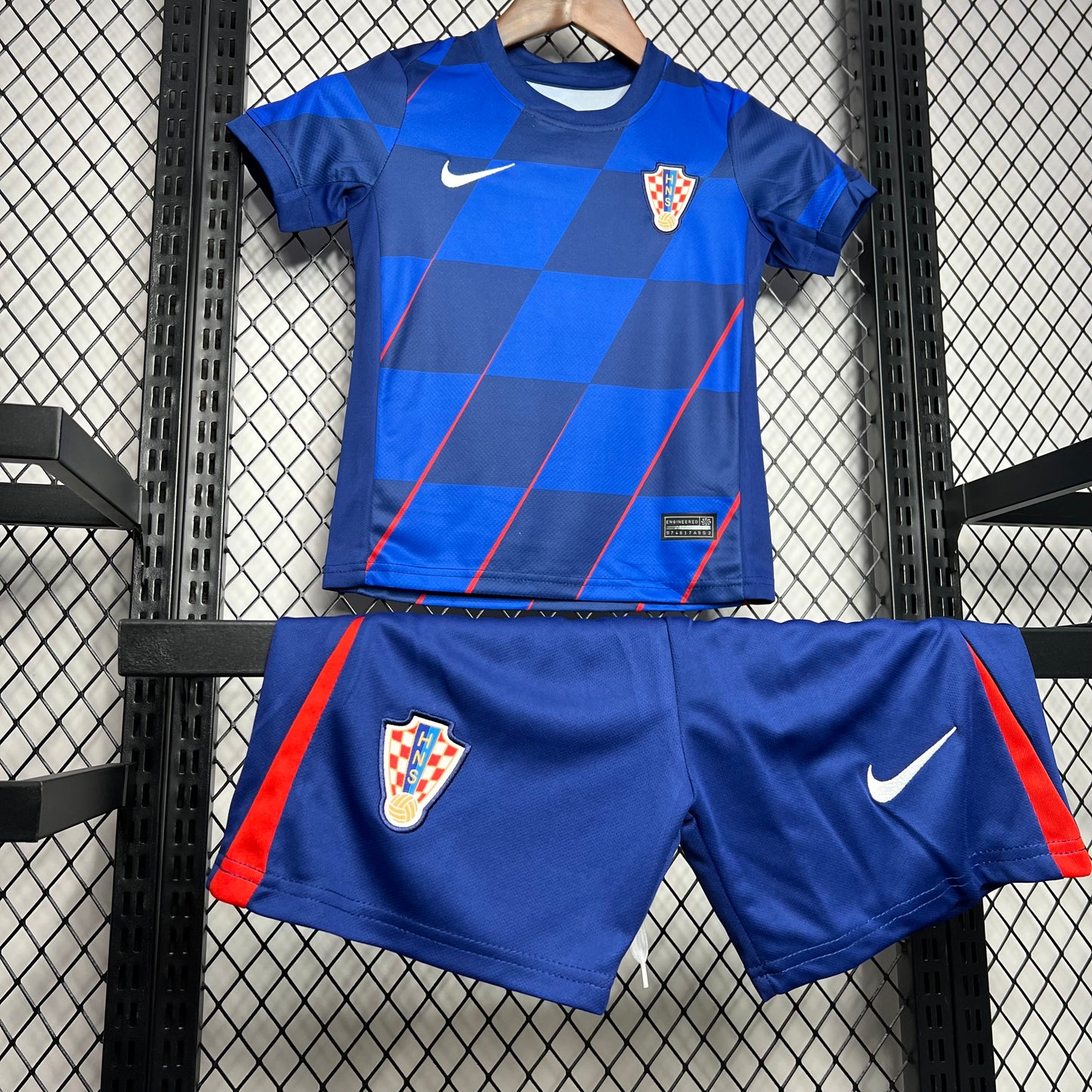 CAMISETA SEGUNDA EQUIPACIÓN CROACIA 2024 VERSIÓN INFANTIL