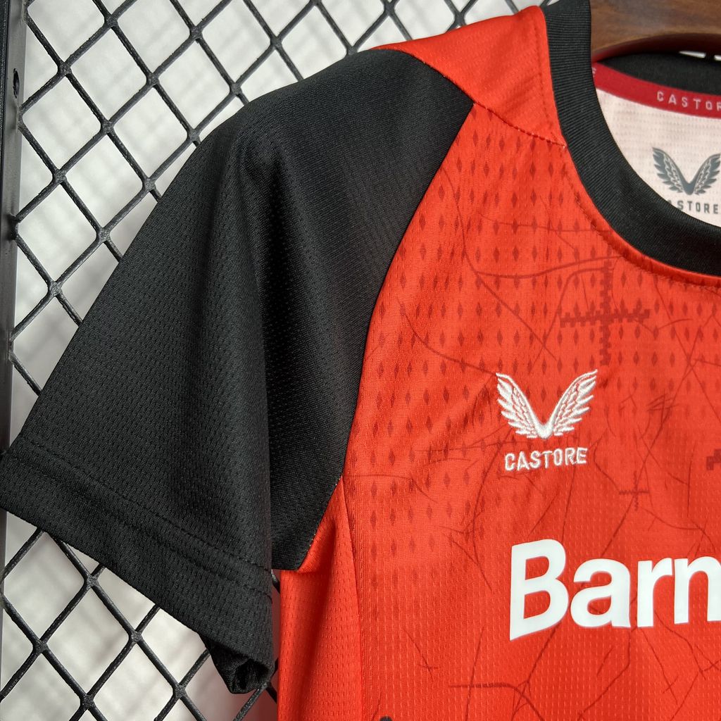 CAMISETA PRIMERA EQUIPACIÓN BAYER LEVERKUSEN 24/25 VERSIÓN INFANTIL