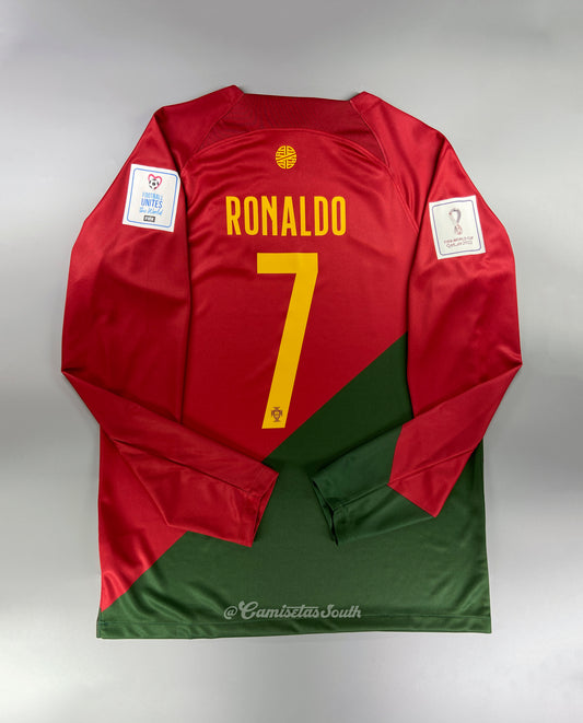 CAMISETA PRIMERA EQUIPACIÓN PORTUGAL 2022 VERSIÓN FAN