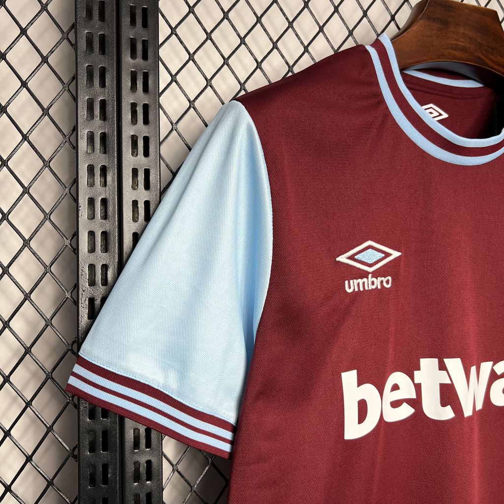 CAMISETA PRIMERA EQUIPACIÓN WEST HAM 24/25 VERSIÓN FAN