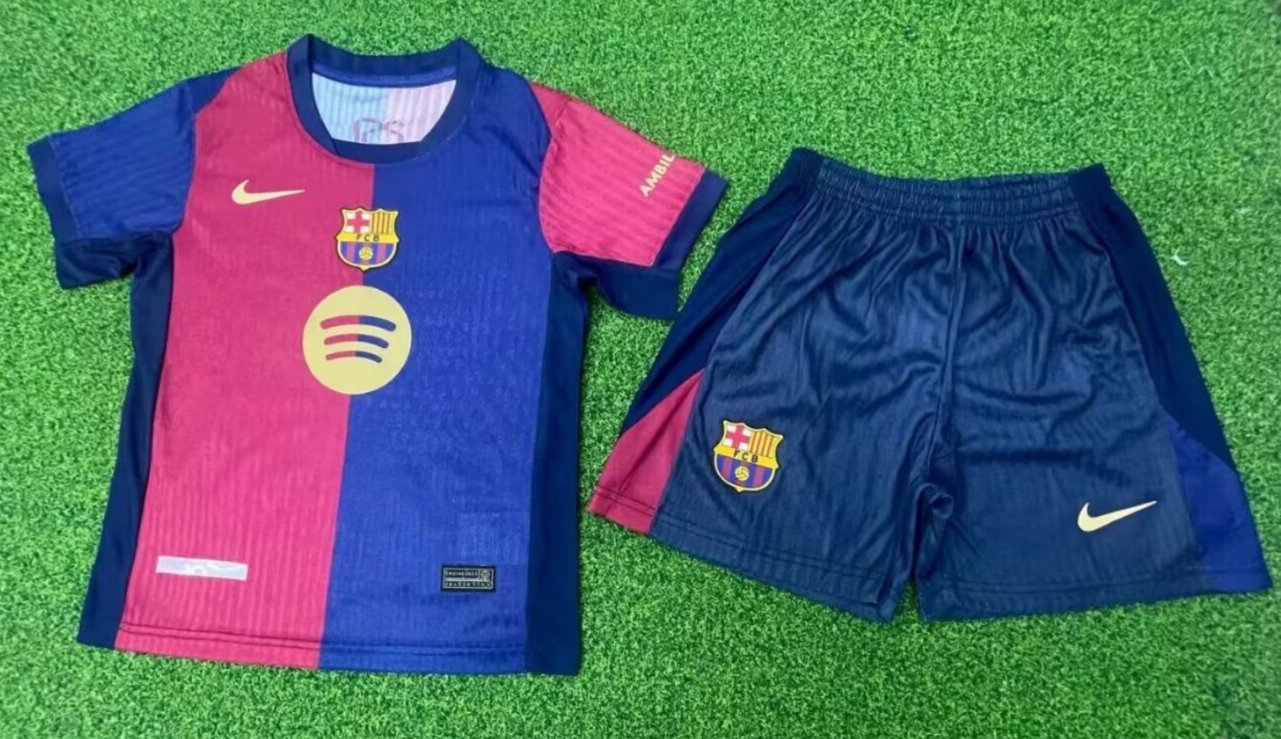 CAMISETA PRIMERA EQUIPACIÓN BARCELONA 24/25 VERSIÓN INFANTIL