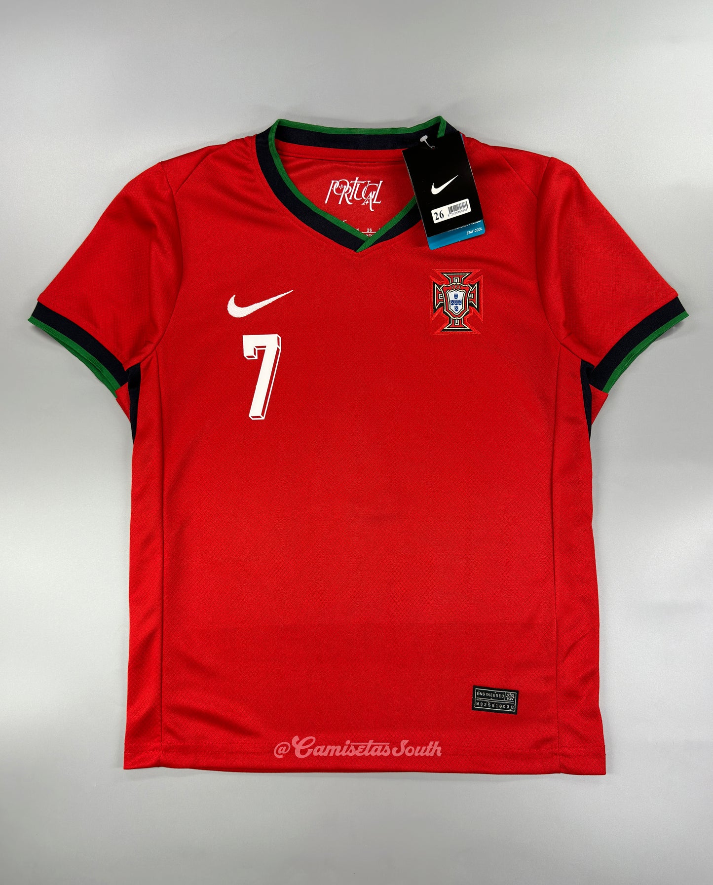 CAMISETA PRIMERA EQUIPACIÓN PORTUGAL 2024 VERSIÓN INFANTIL