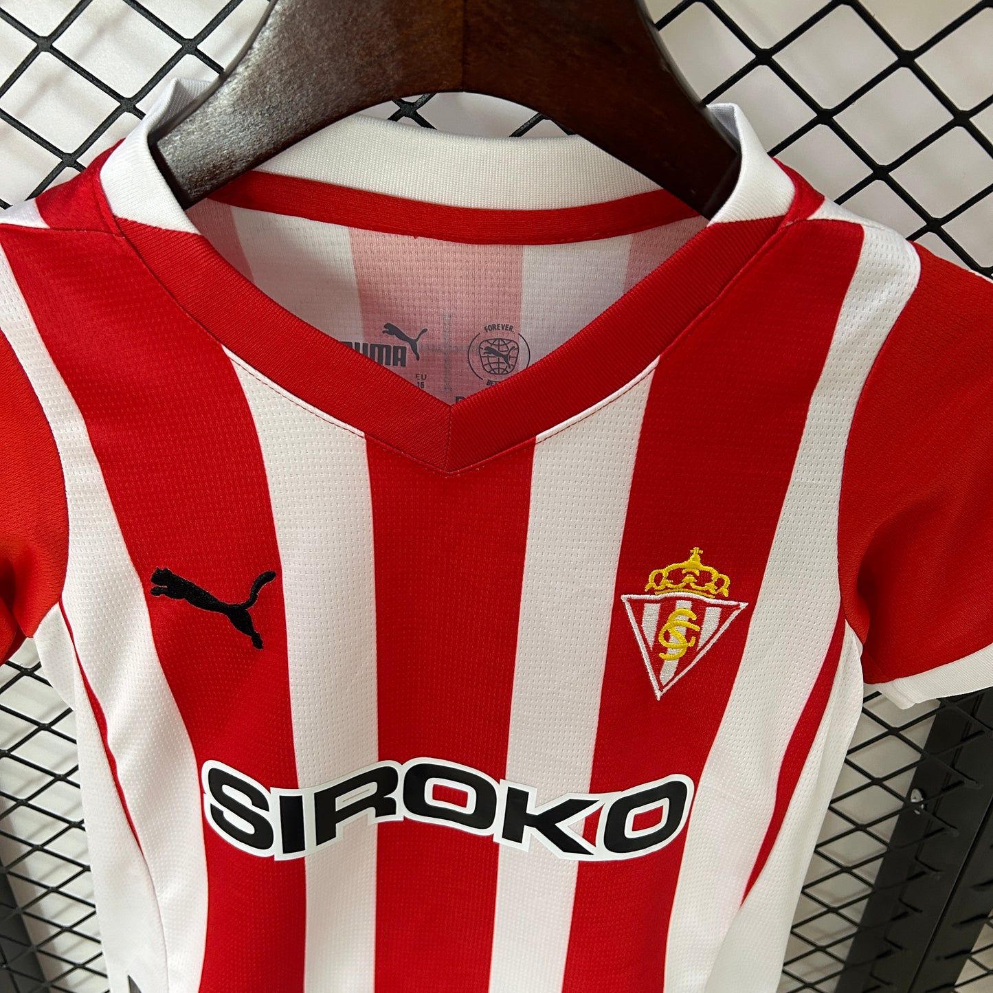 CAMISETA PRIMERA EQUIPACIÓN SPORTING DE GIJÓN 24/25 VERSIÓN INFANTIL