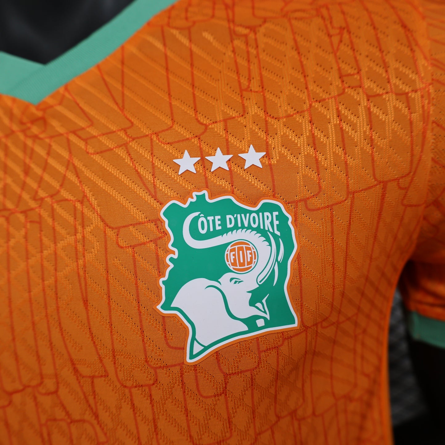 CAMISETA PRIMERA EQUIPACIÓN COSTA DE MARFIL 2024 VERSIÓN JUGADOR