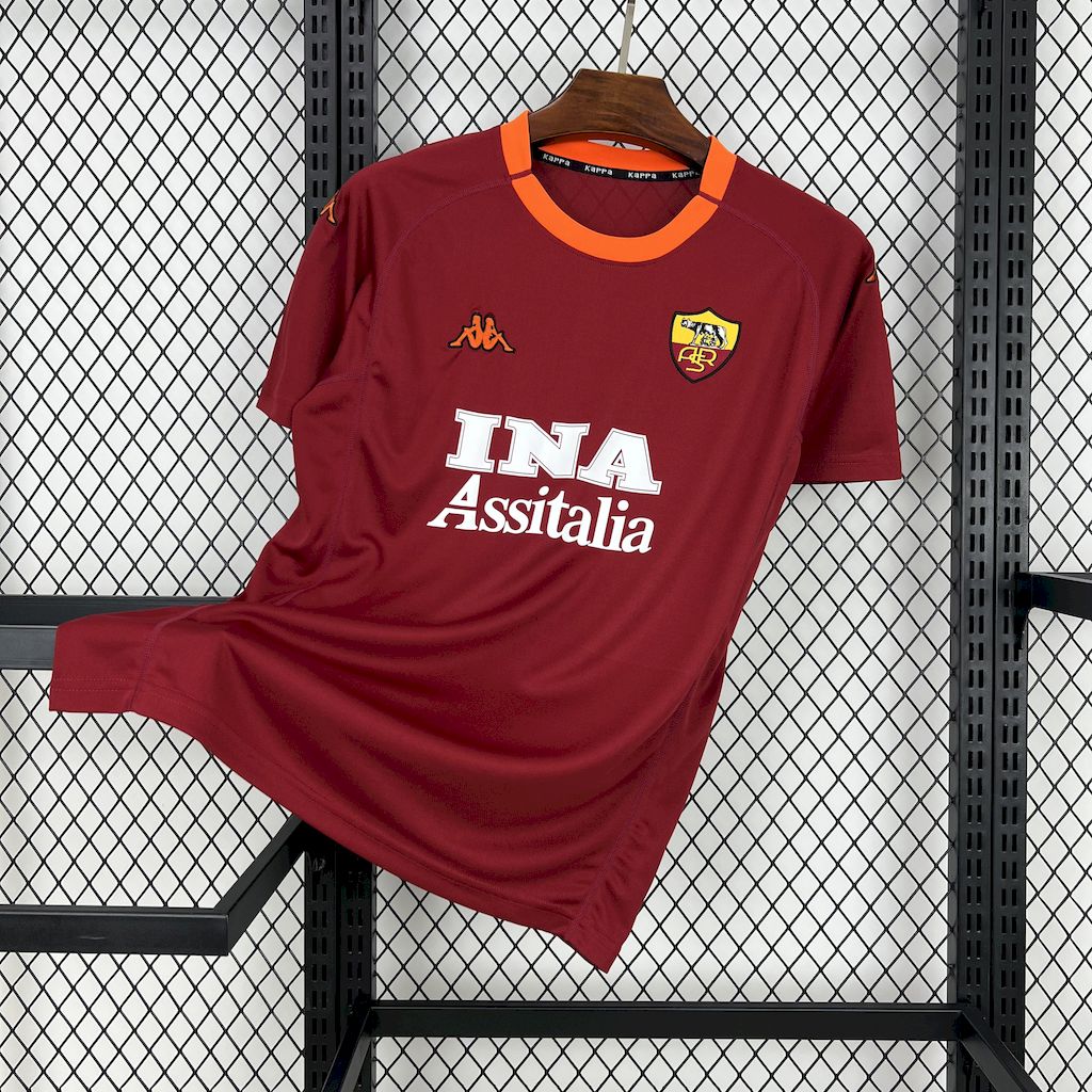 CAMISETA PRIMERA EQUIPACIÓN AS ROMA 2000/01