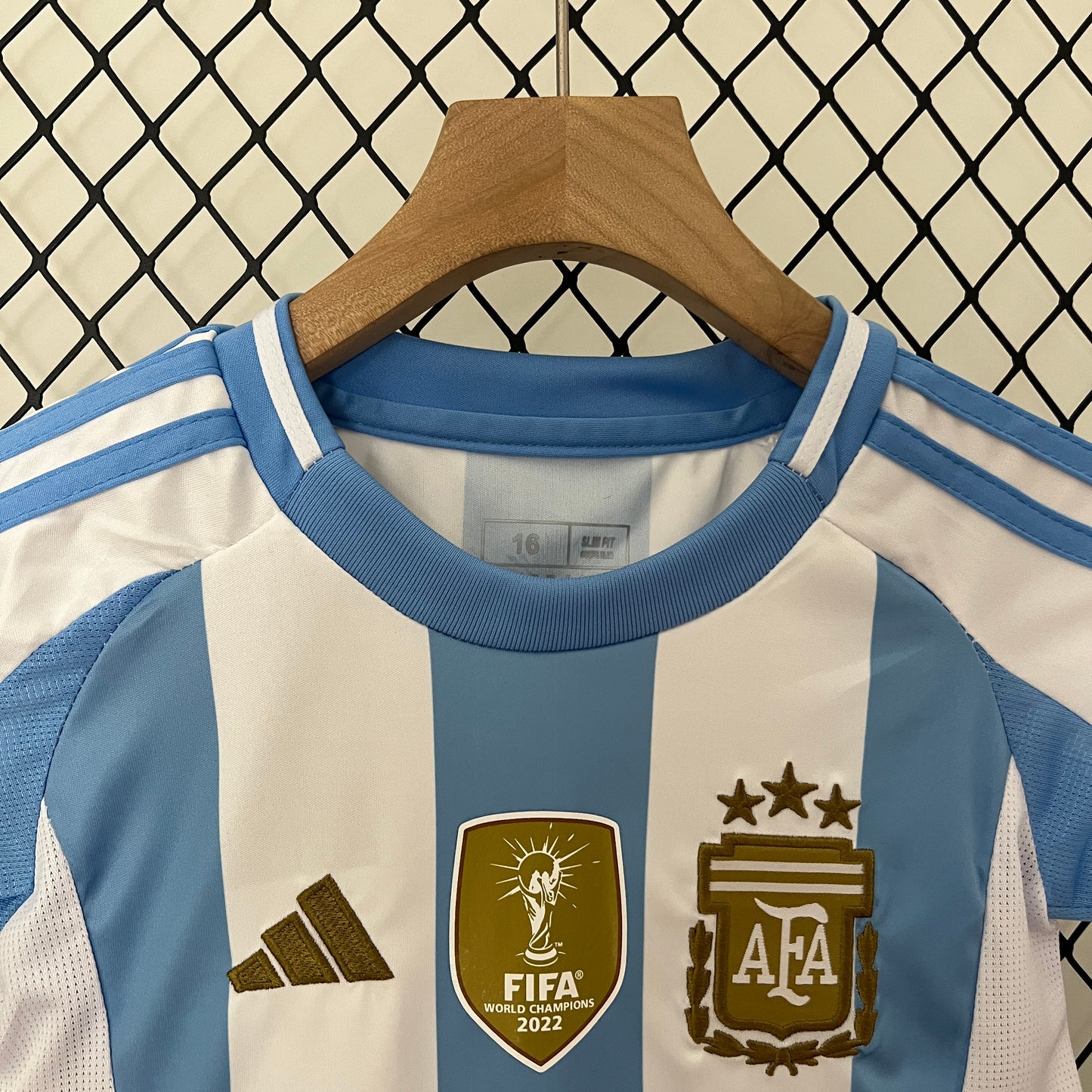 CAMISETA PRIMERA EQUIPACIÓN ARGENTINA 2024 VERSIÓN INFANTIL