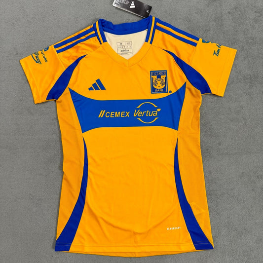 CAMISETA PRIMERA EQUIPACIÓN TIGRES 2024 VERSIÓN FEMENINA