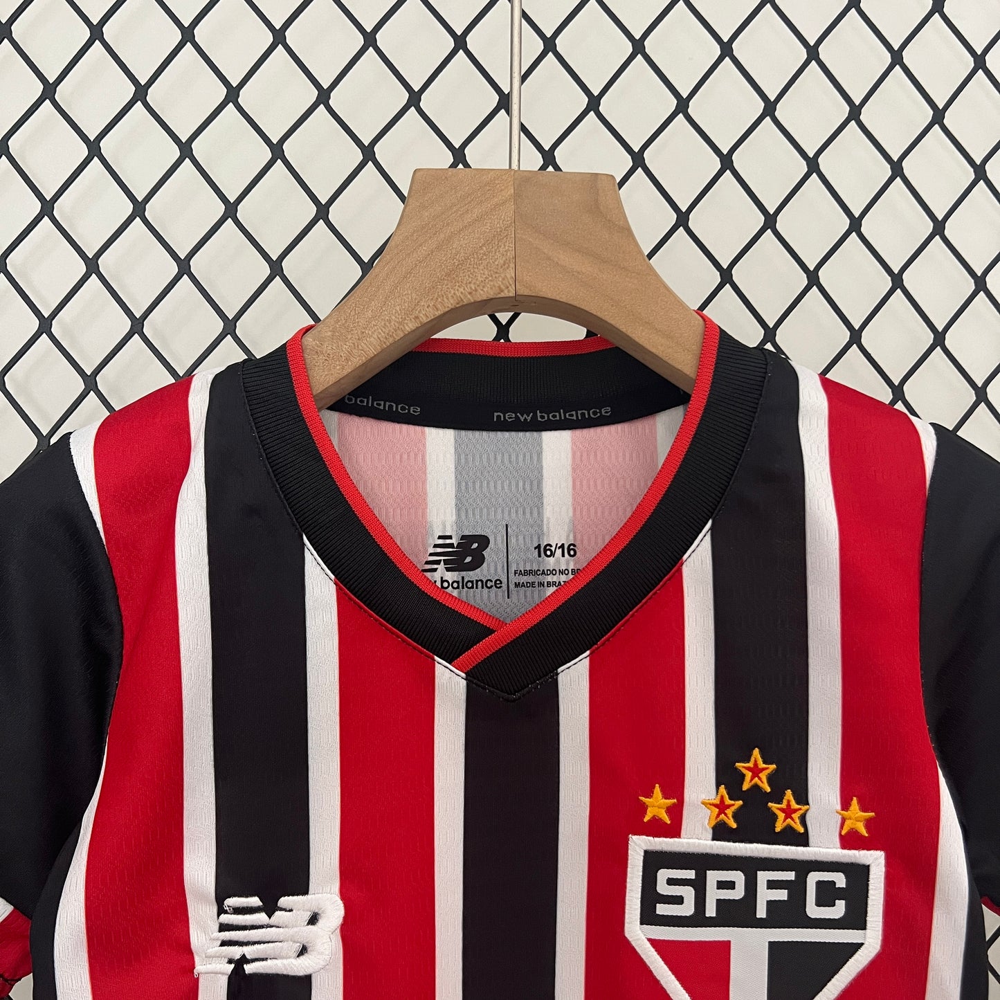 CAMISETA SEGUNDA EQUIPACIÓN SAO PAULO 2024 VERSIÓN INFANTIL