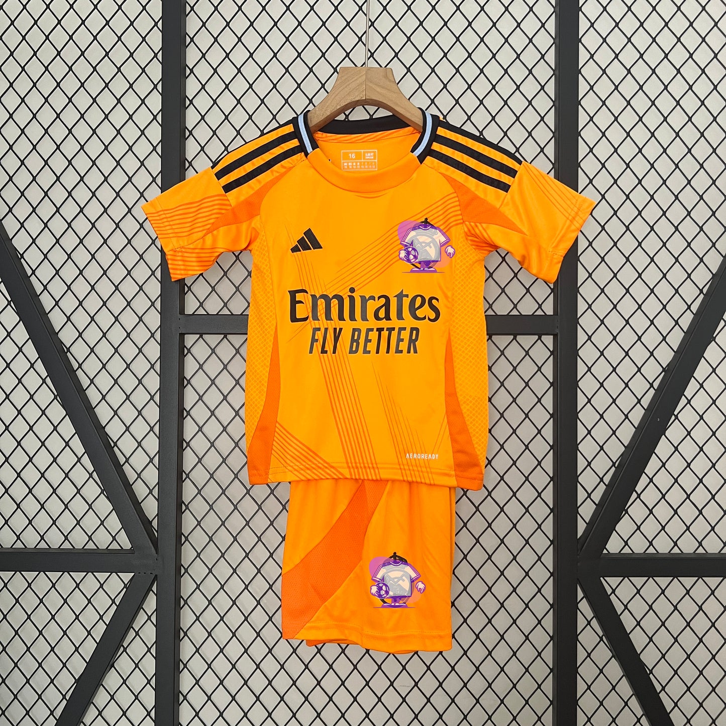 CAMISETA SEGUNDA EQUIPACIÓN REAL MADRID 24/25 VERSIÓN INFANTIL