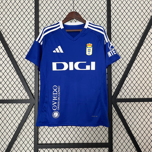 CAMISETA PRIMERA EQUIPACIÓN REAL OVIEDO 24/25 VERSIÓN FAN