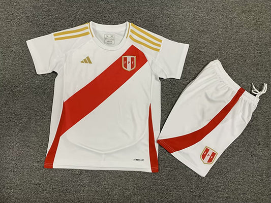 CAMISETA PRIMERA EQUIPACIÓN PERÚ 2024 VERSIÓN INFANTIL