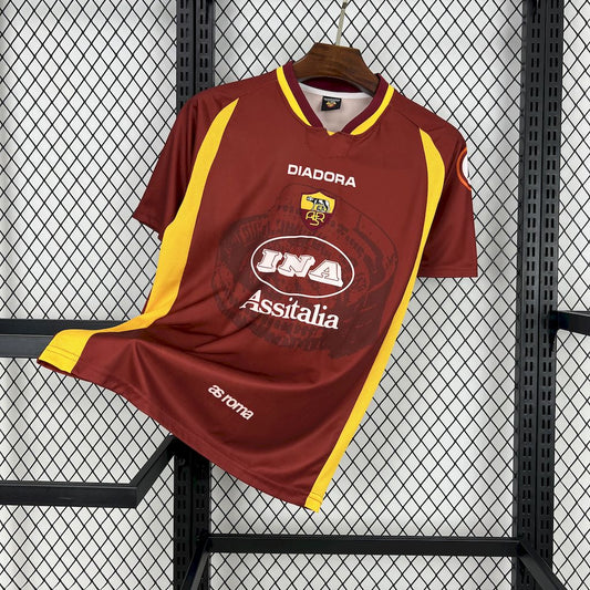 CAMISETA PRIMERA EQUIPACIÓN AS ROMA 1997/98