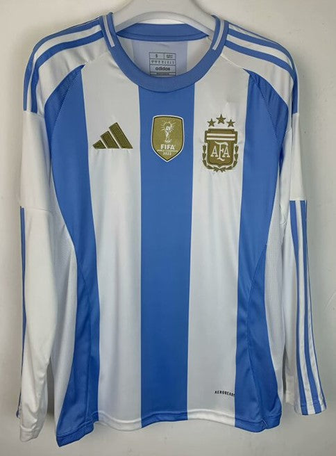 CAMISETA PRIMERA EQUIPACIÓN ARGENTINA 2024 VERSIÓN FAN