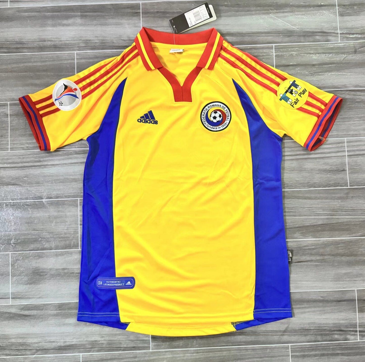 CAMISETA PRIMERA EQUIPACIÓN RUMANÍA 2000