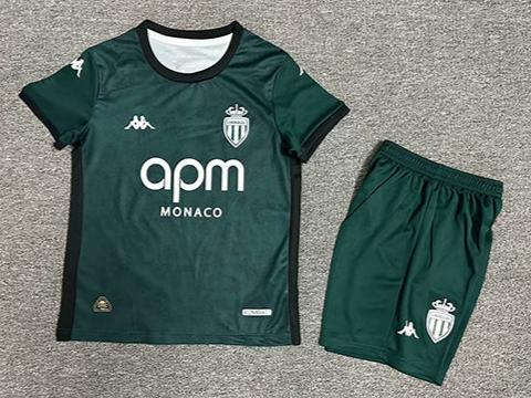 CAMISETA SEGUNDA EQUIPACIÓN AS MÓNACO 24/25 VERSIÓN INFANTIL