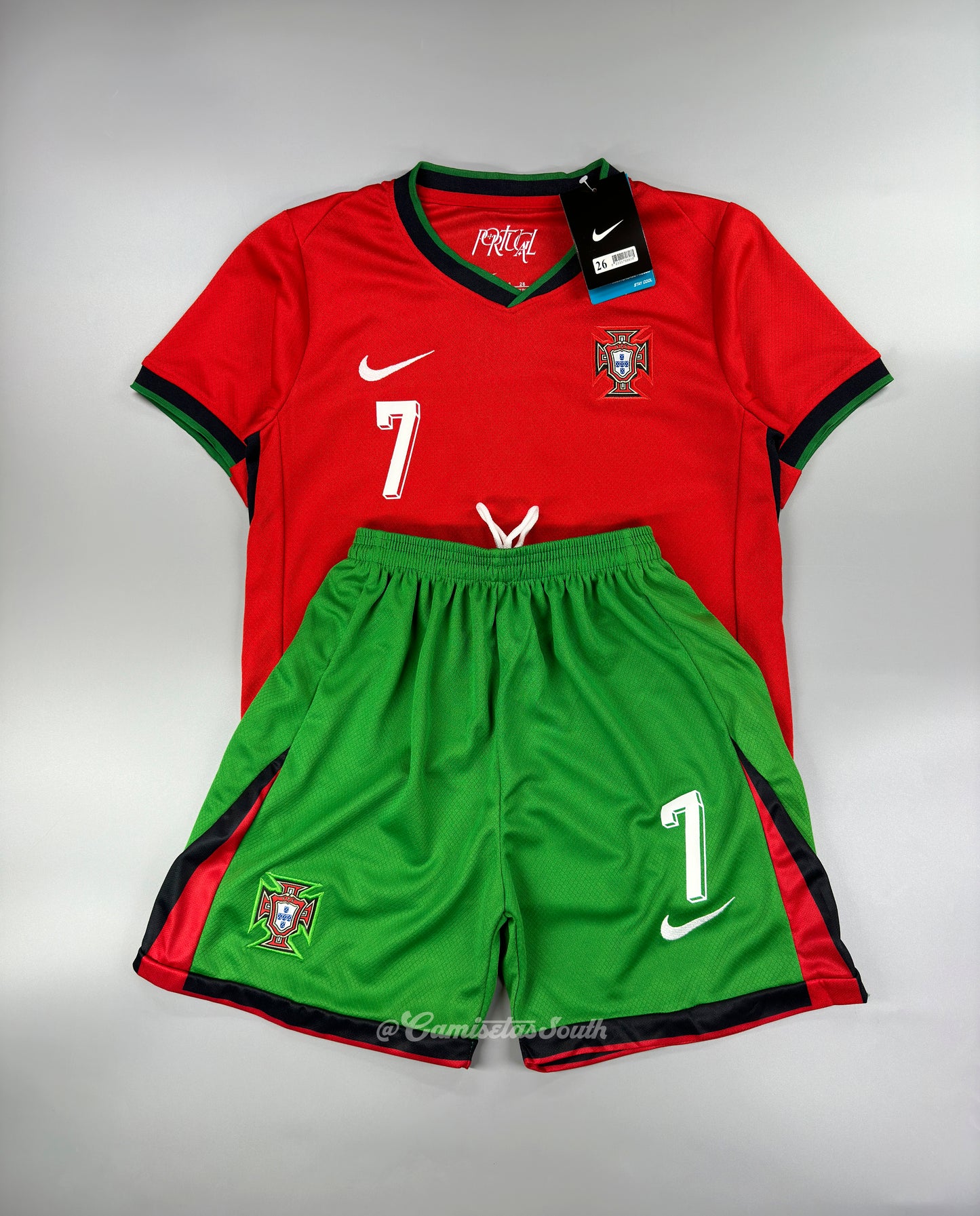 CAMISETA PRIMERA EQUIPACIÓN PORTUGAL 2024 VERSIÓN INFANTIL