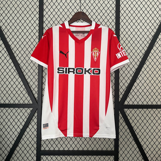 CAMISETA PRIMERA EQUIPACIÓN SPORTING DE GIJÓN 24/25 VERSIÓN FAN