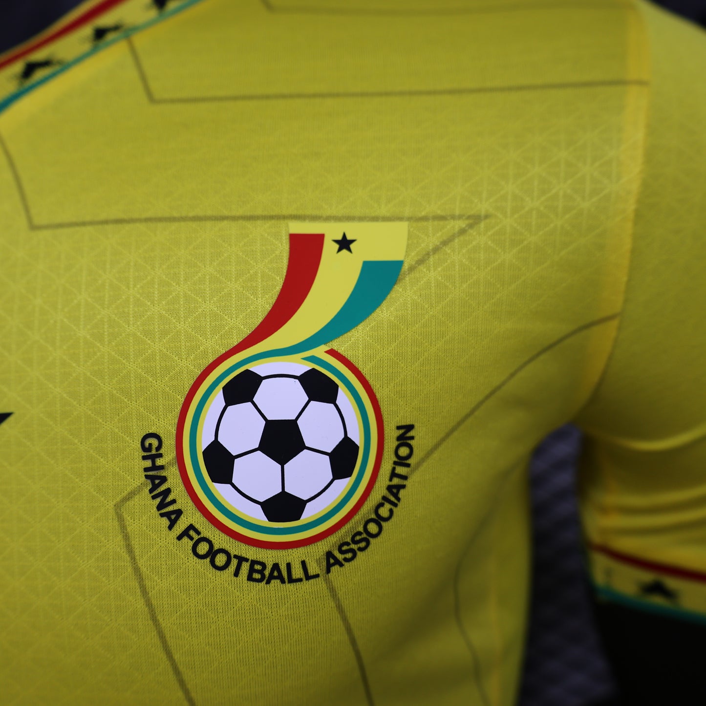 CAMISETA SEGUNDA EQUIPACIÓN GHANA 2024 VERSIÓN JUGADOR